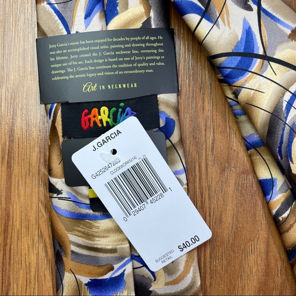 Jerry J. Garcia Retro Style Tie NWT - Picture 4 of 4